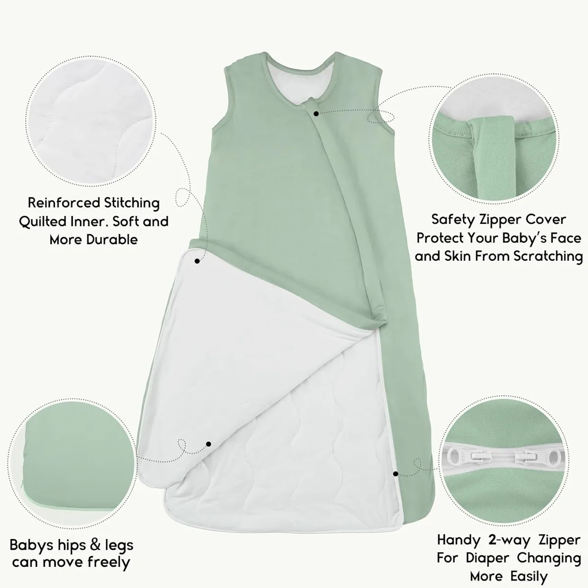 Bamboo Sleep Sack 1.0 TOG image 5
