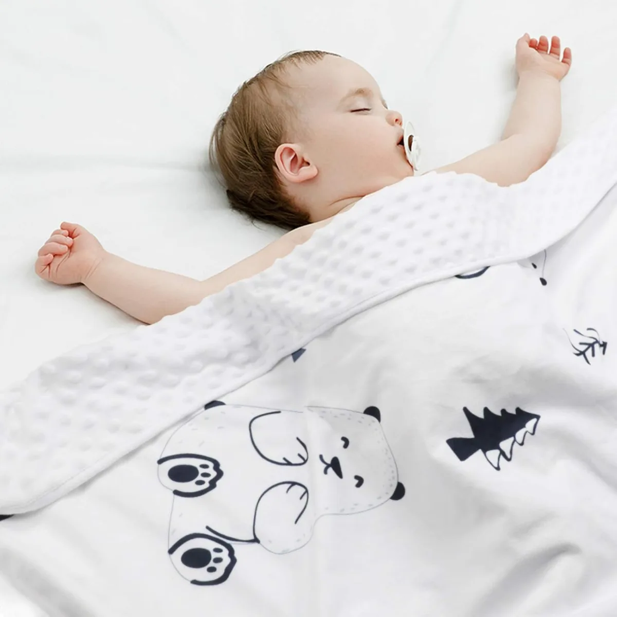 Minky Swaddle Blanket image 4