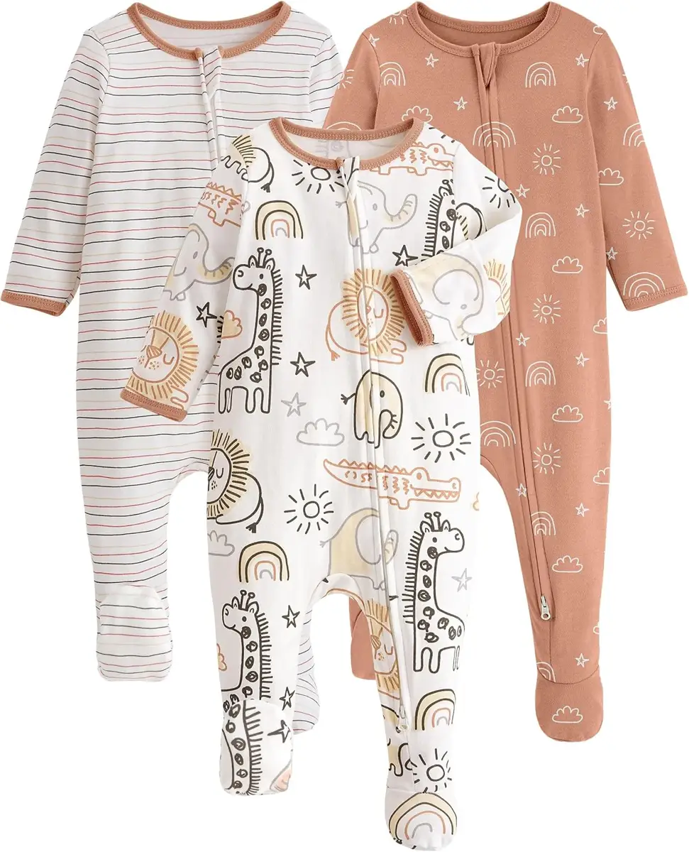 Organic Cotton Baby Pajamas image 2