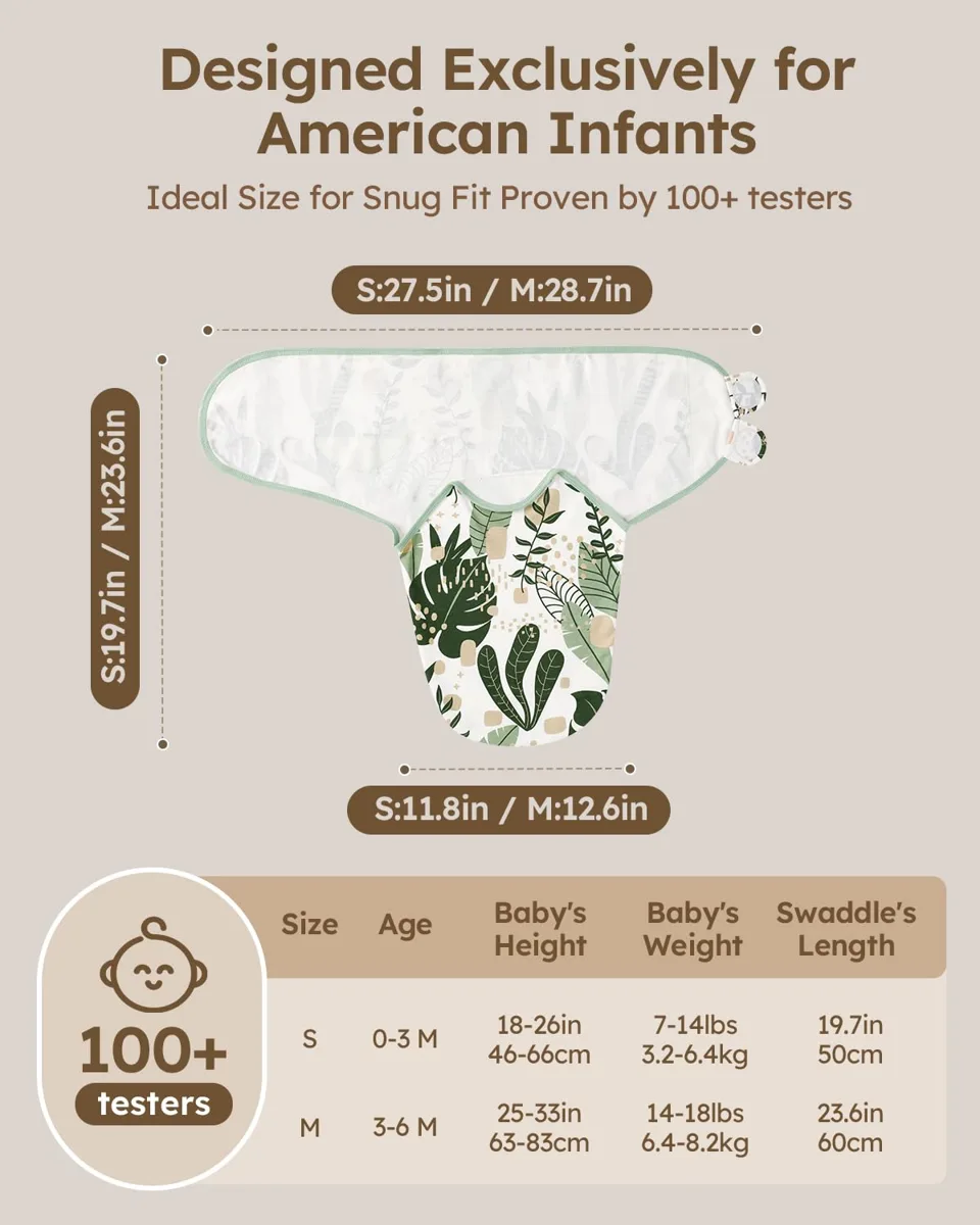 Organic Cotton Swaddle Sleep Sack image 2